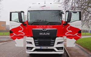 Panther's new MAN TGX trucks feature exciting new livery